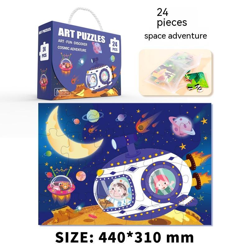 Gift Box Portable Puzzle Early Education Educational Toys