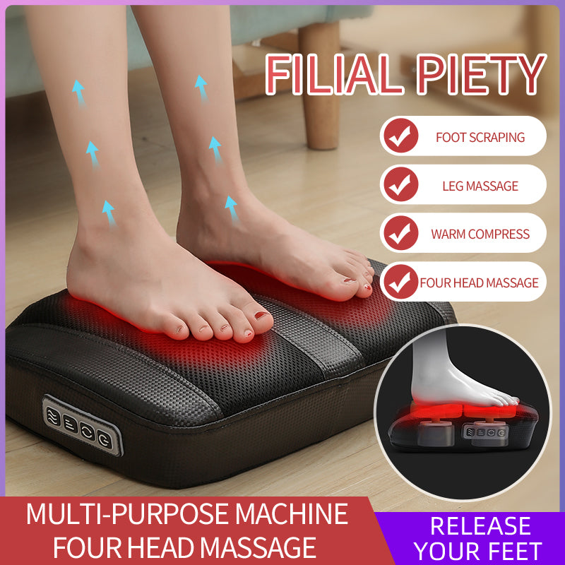 Blood Circulation Foot Massager With Heating Electric Vibrating Leg Foot Massager Hot Compresses Foot Spa Leg Massager Machine