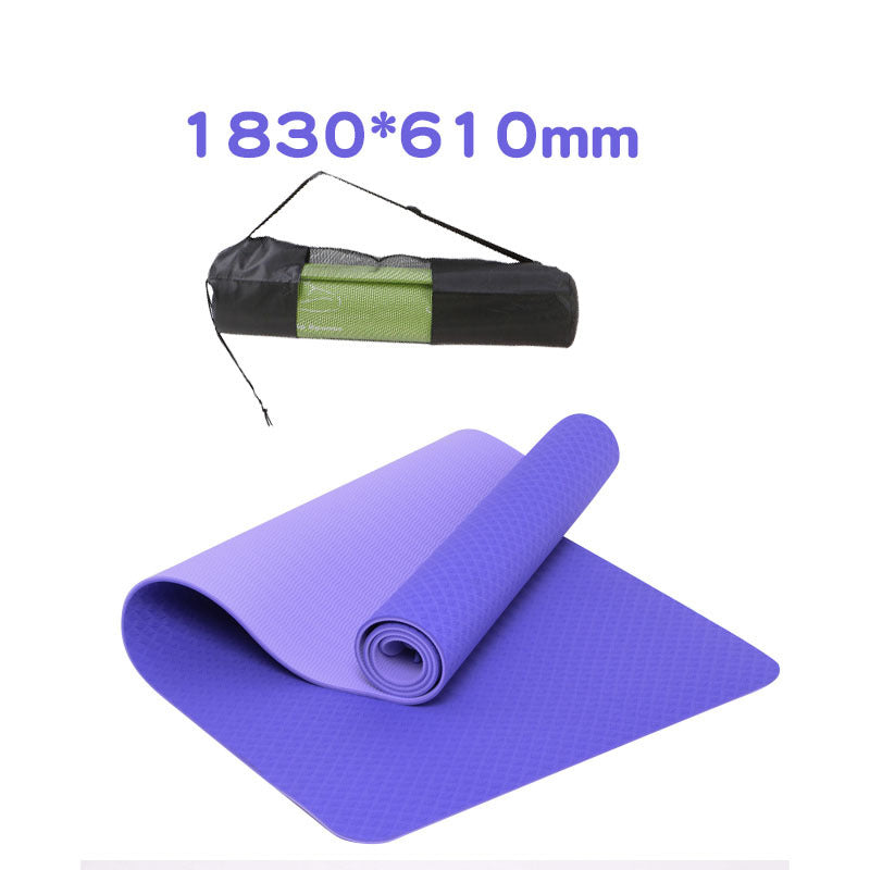 Non-slip tpe yoga mat