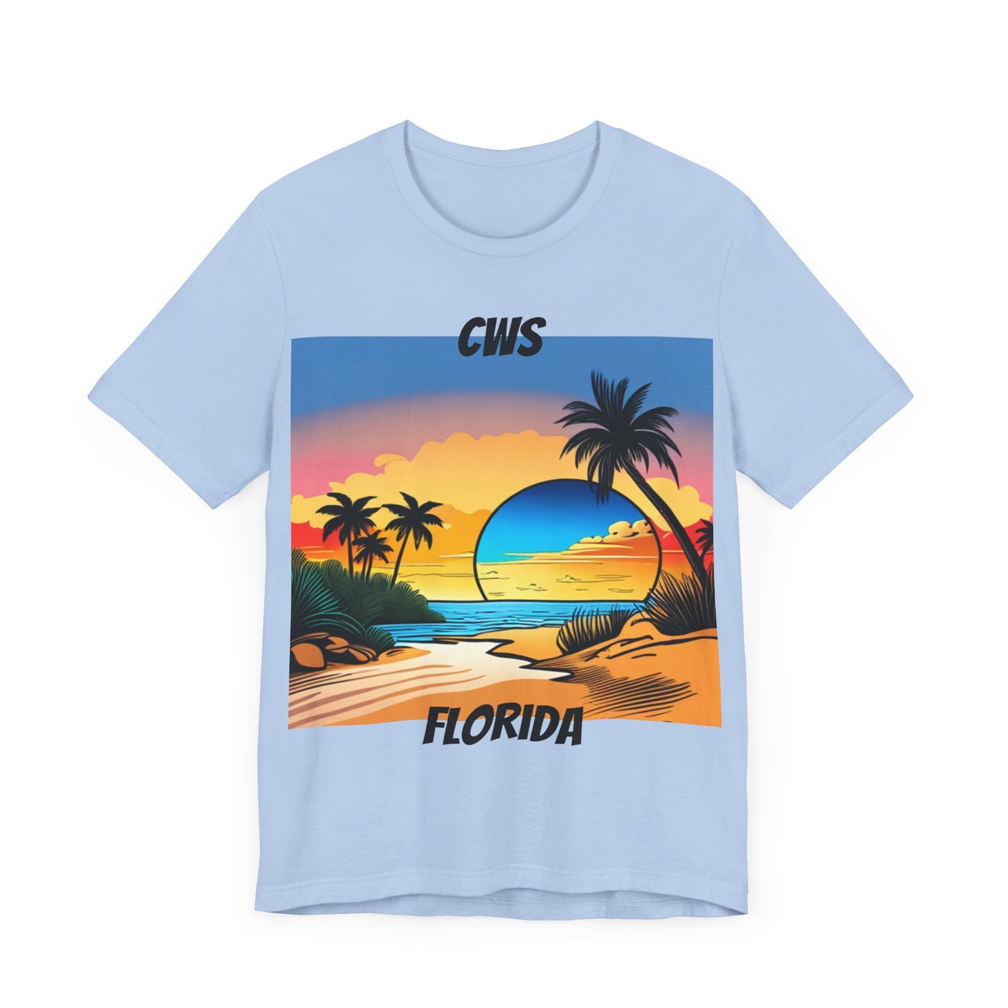 CWS Florida Unisex Jersey Short Sleeve Tee By Cozy Winter Store (ships within USA only)