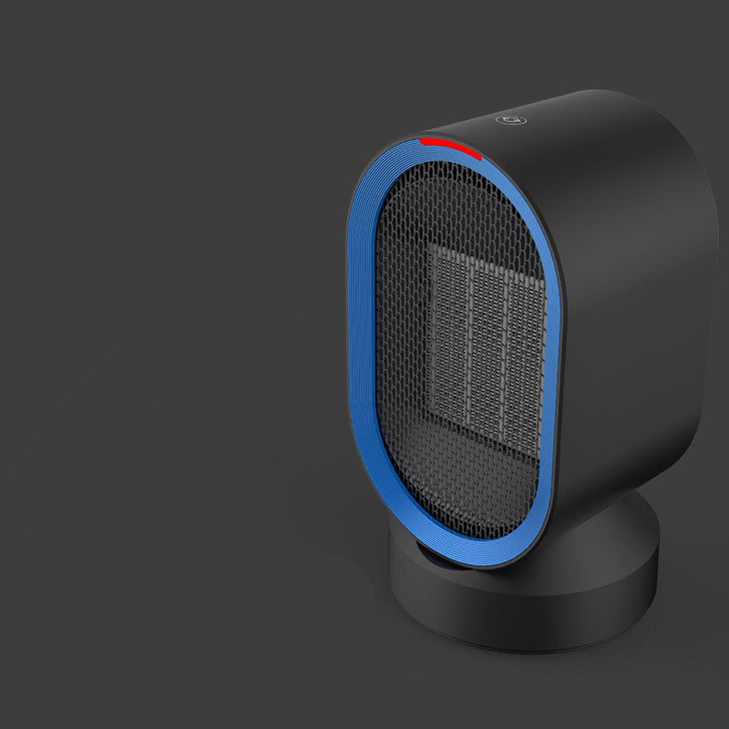 ShakeHeat: Desktop mini electric heater with shaking head for home warmth.