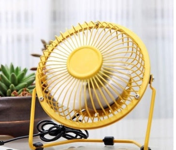 Four Inch Mini USB Iron Aluminum Leaf Office Computer Coolingquiet Fan