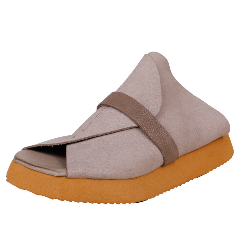 Sandalen und Slipper aus Leder