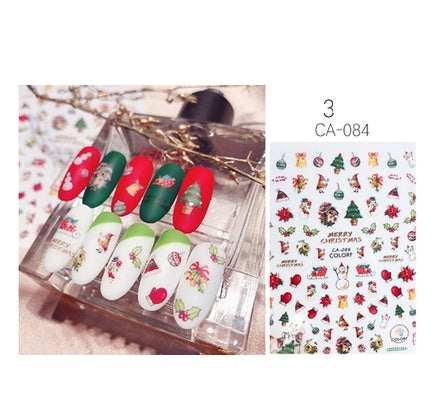 Christmas nail sticker