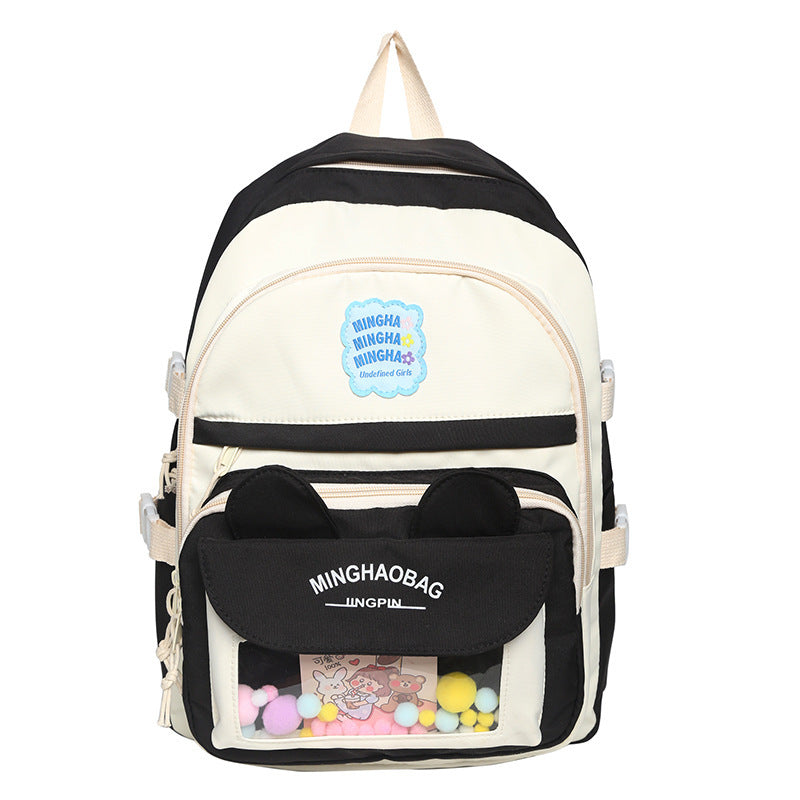 Cute Backpack One Shoulder Large-capacity Backpack