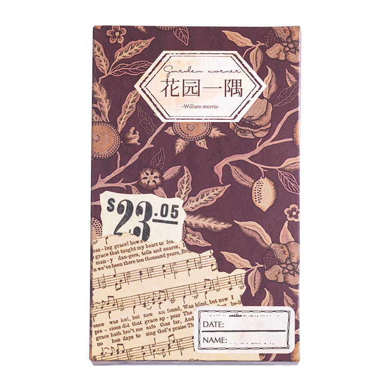 Retro Artistic Notebook DIY Decorative Base Paper