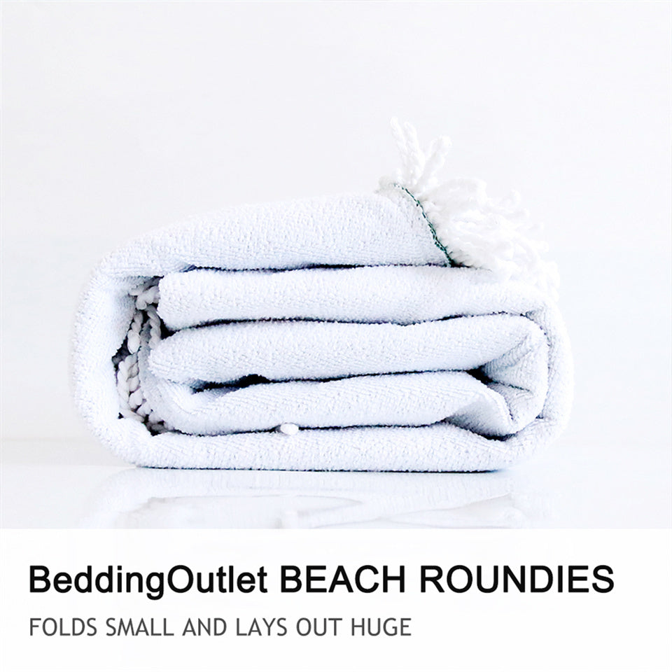 Round beach towel