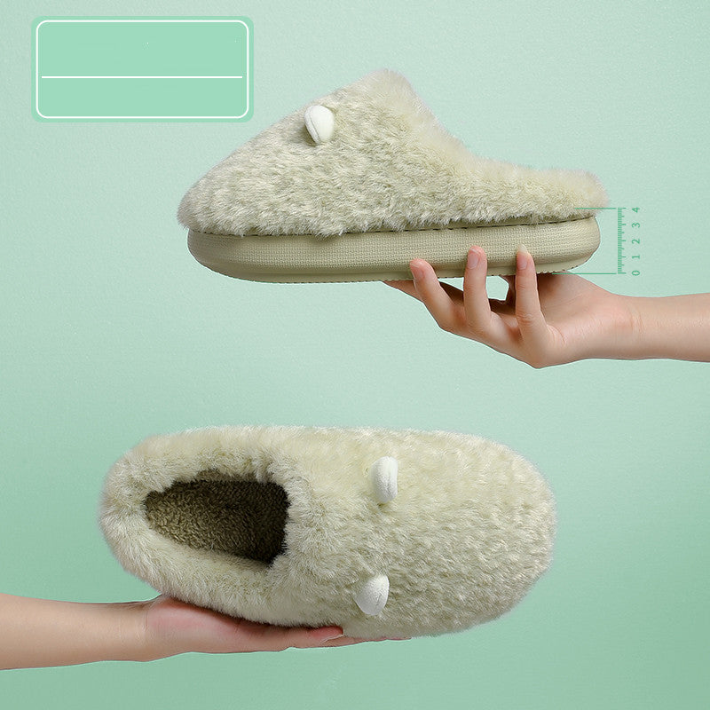 CuteCocoon: Winter home slippers with a cute bag for cozy warmth.