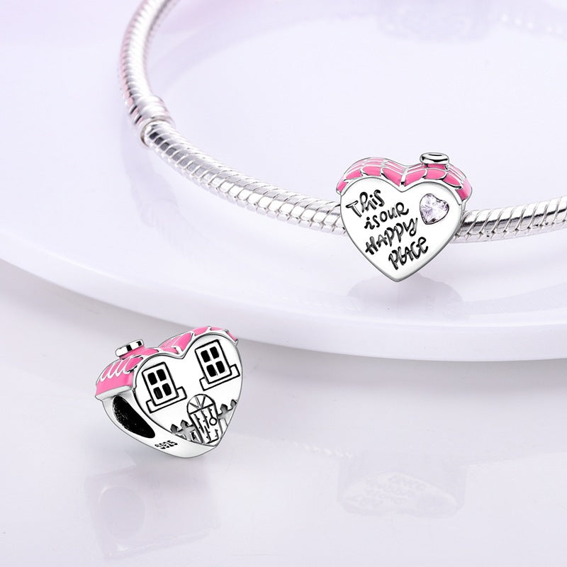 Anhänger Love Beads aus verkupfertem 925er Silber