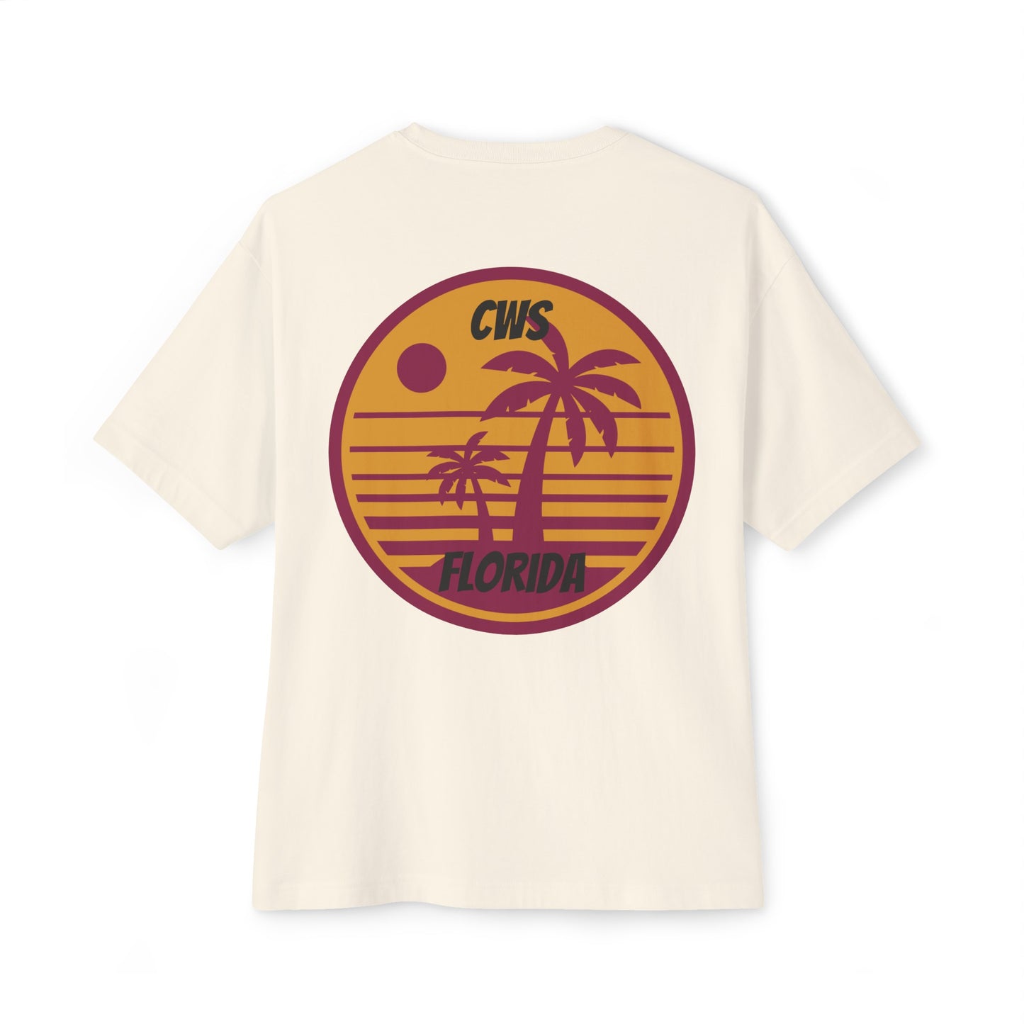 CWS Florida Unisex Oversized Boxy Tee By Cozy Winter Store (ships within USA only)