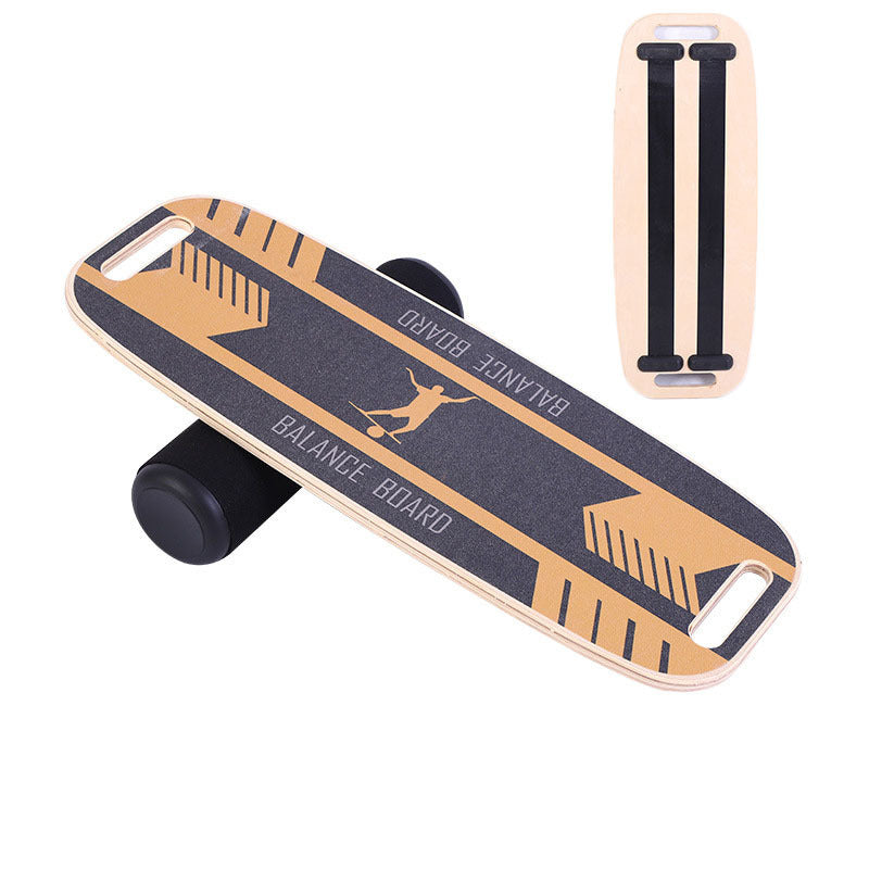 Non Slip Yoga Balance Board Rehabilitation Training Wood