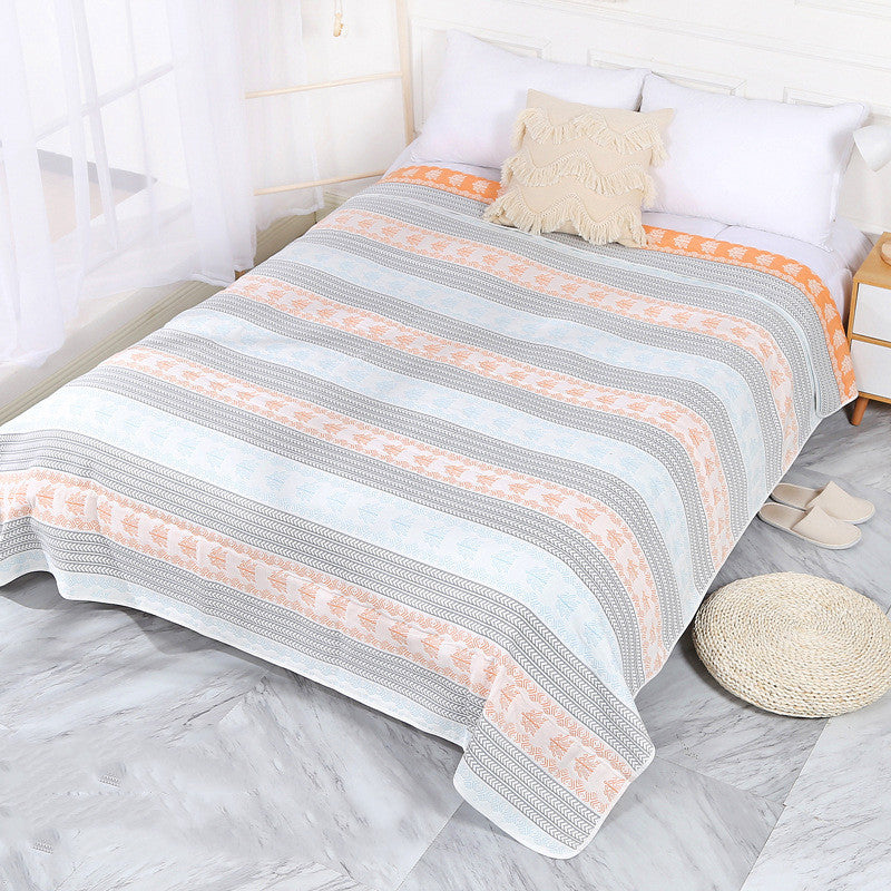 Soft Cooler Cotton Cover Blanket Washable