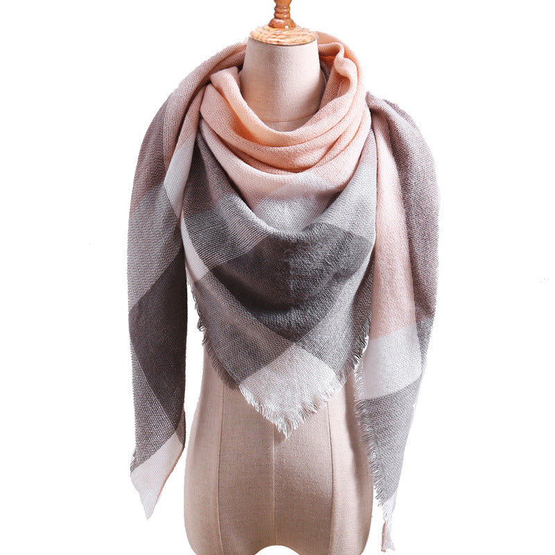 Fashionable Women's Cashmere Thermal Scarf