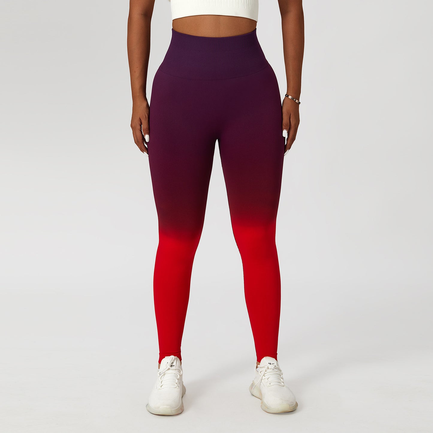 Gradient High Waist Fitness Tight Outdoor Pants: Stay Stylish and Supported During Workouts