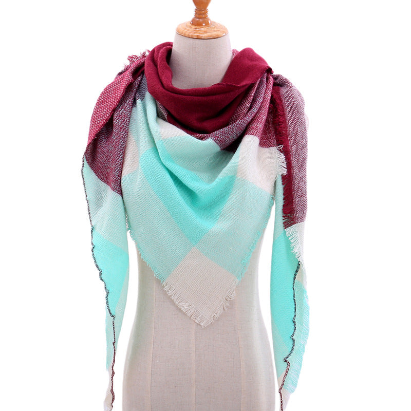 Fashionable Women's Cashmere Thermal Scarf