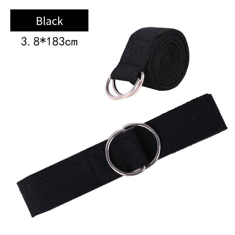 Pure Cotton Yoga Stretch Belt Fitness Tension Belt