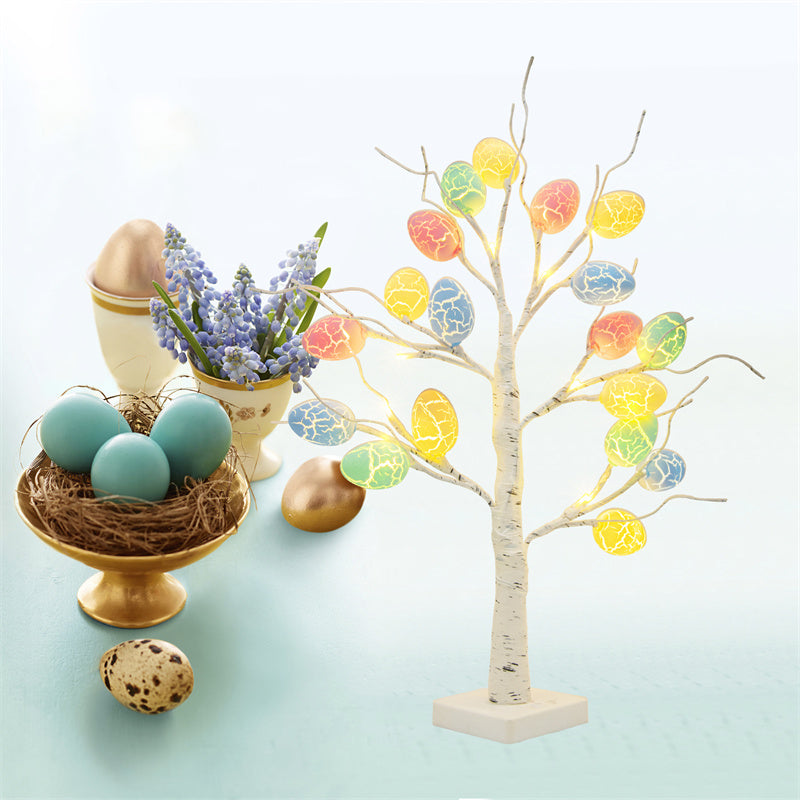 Easter Decoration 60cm Birch Tree  LED Light Ornament