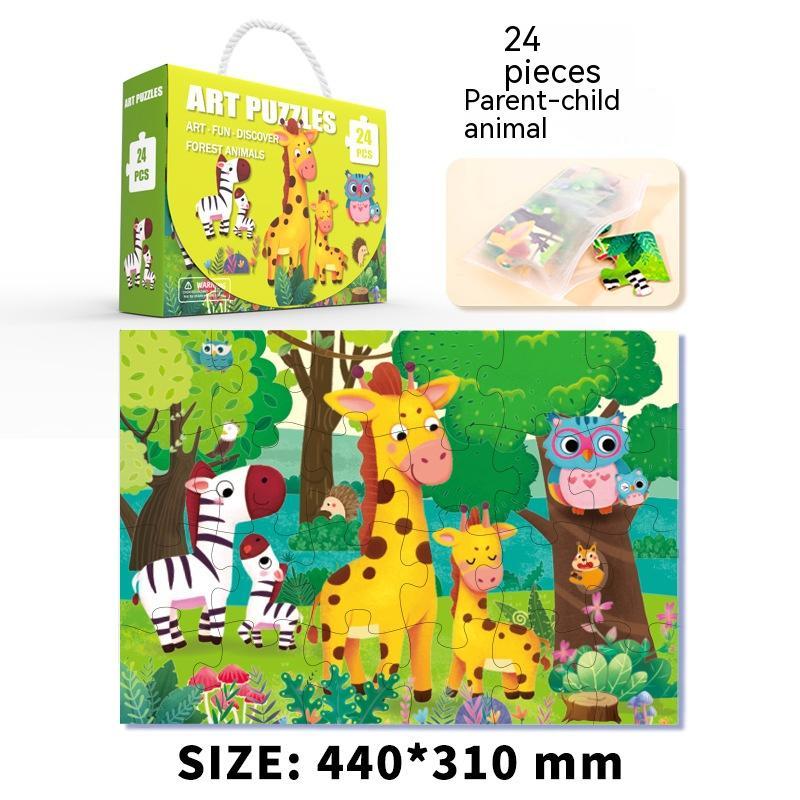 Gift Box Portable Puzzle Early Education Educational Toys