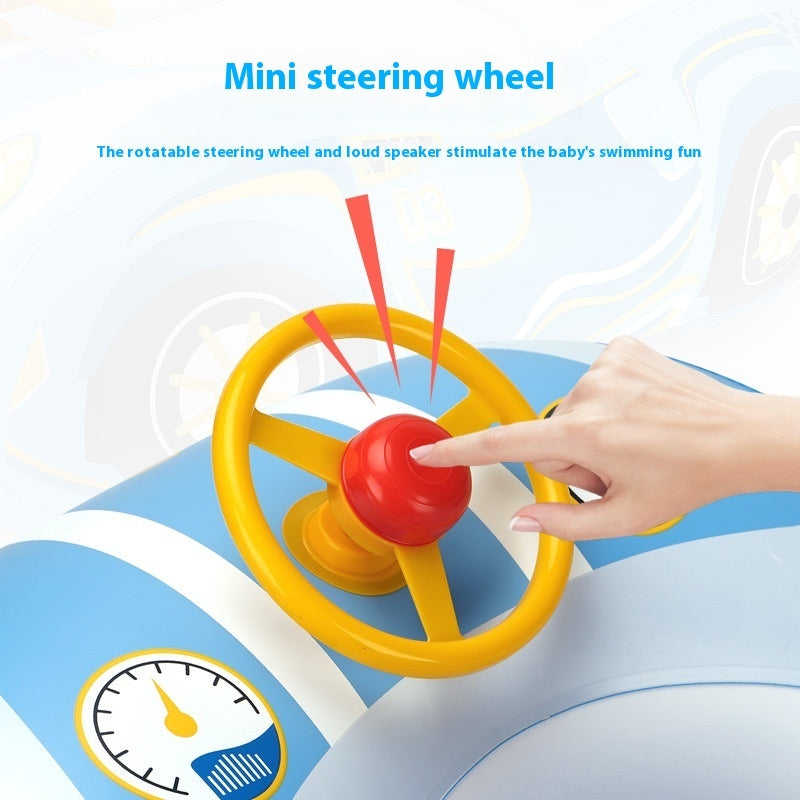 Mini Steering Wheel New Inflatable Car Pedestal Ring