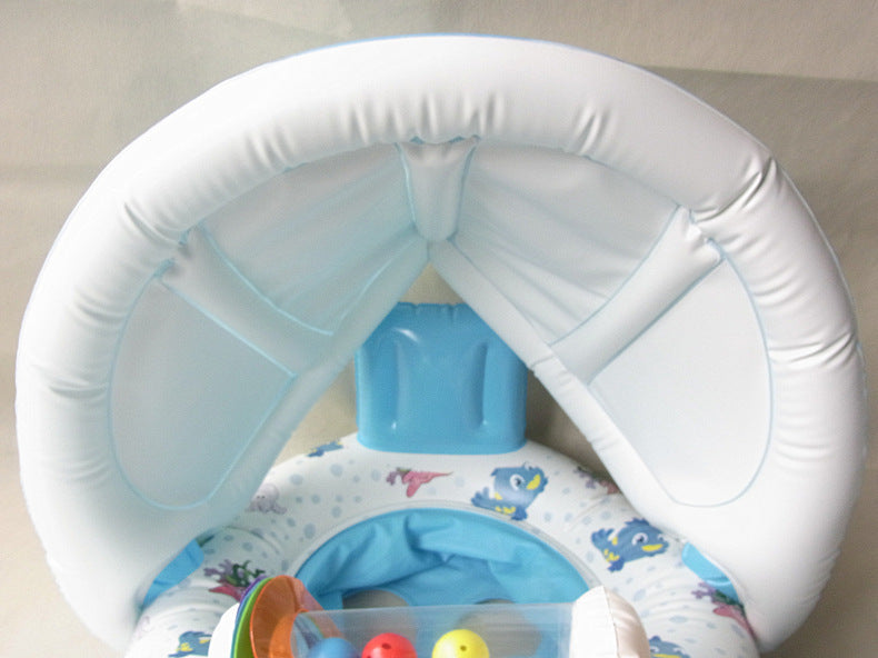 Thicken Environmentally Friendly Swimming Ring With Bell For Mother And Child