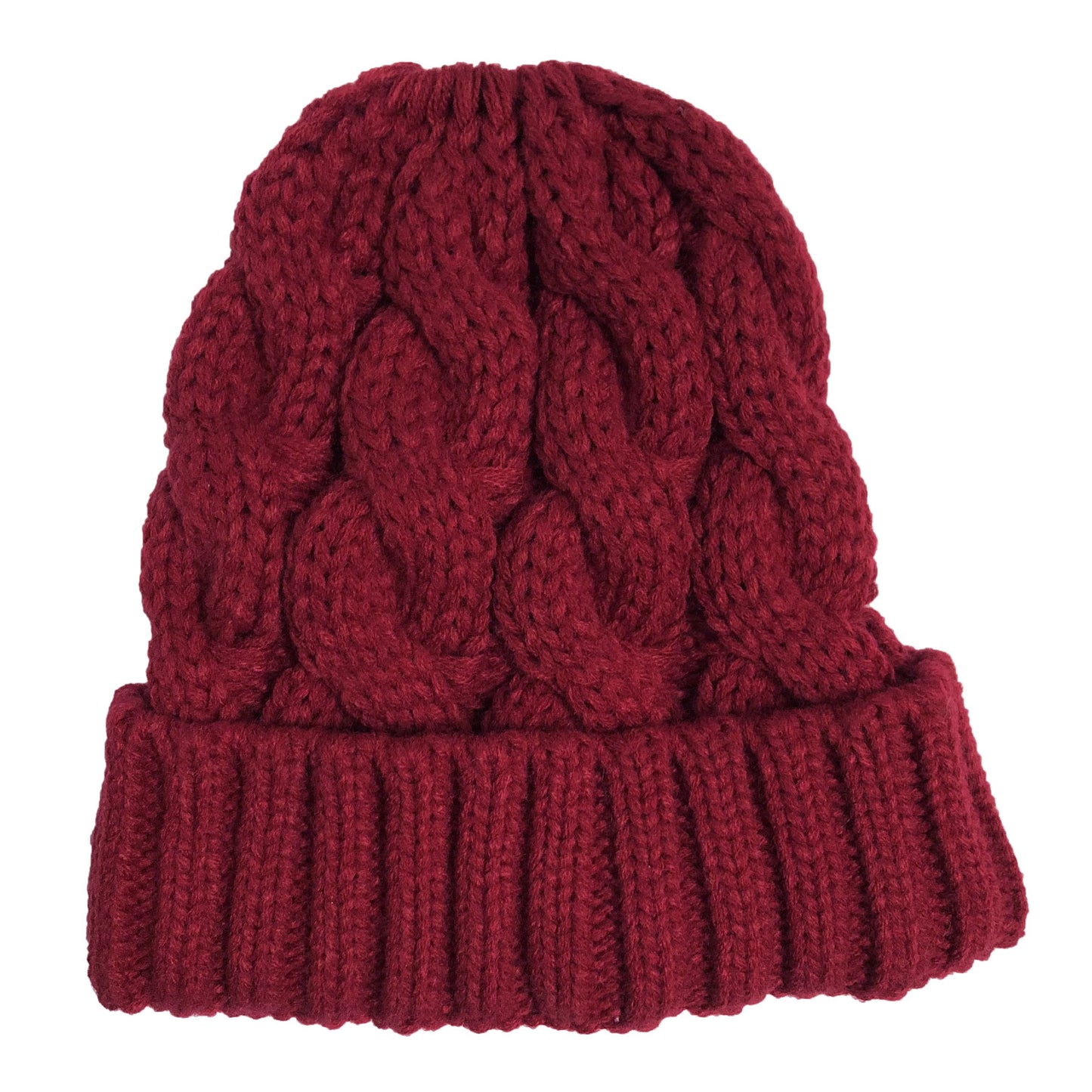 Trendy Curled Monochrome Wool Thermal Hat