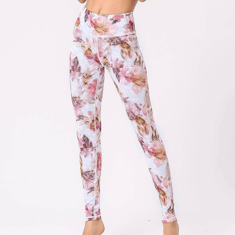 New graffiti printed Yoga Pants sports Capris