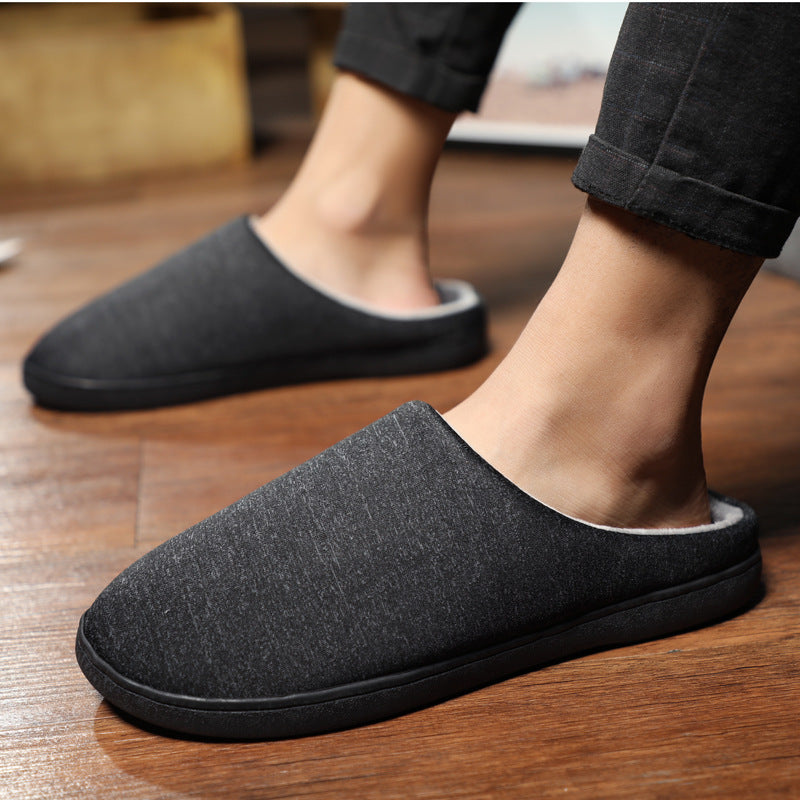 CottonCocoon: Winter home cotton slippers for cozy warmth.