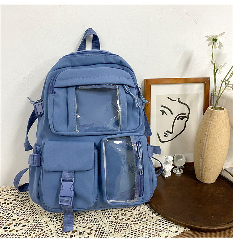 Girls Backpack Junior High School Student Backpack