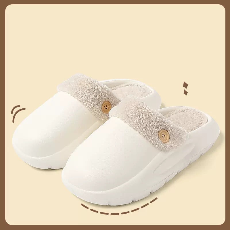 WashNCozy: Winter warm house shoes with detachable washable feature for women.