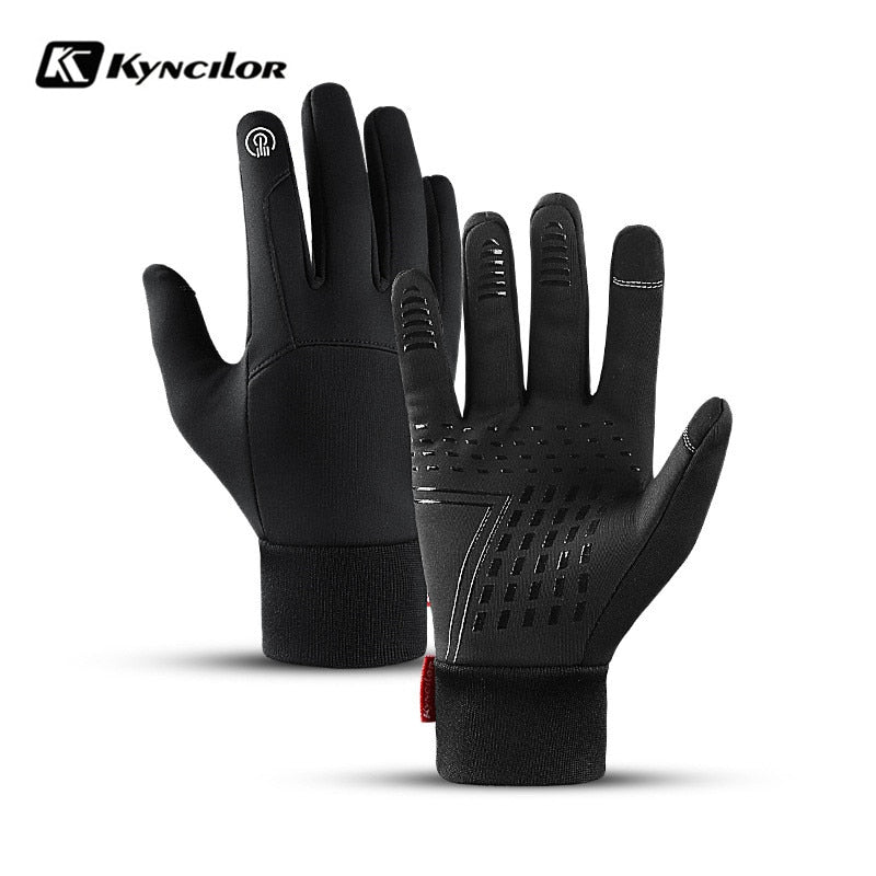 Herbst Winter Männer Frauen Handschuhe Berühren Kalt Wasserdicht Winddicht Handschuhe Outdoor Sport Warme Thermo Fleece Lauf Ski Handschuhe 