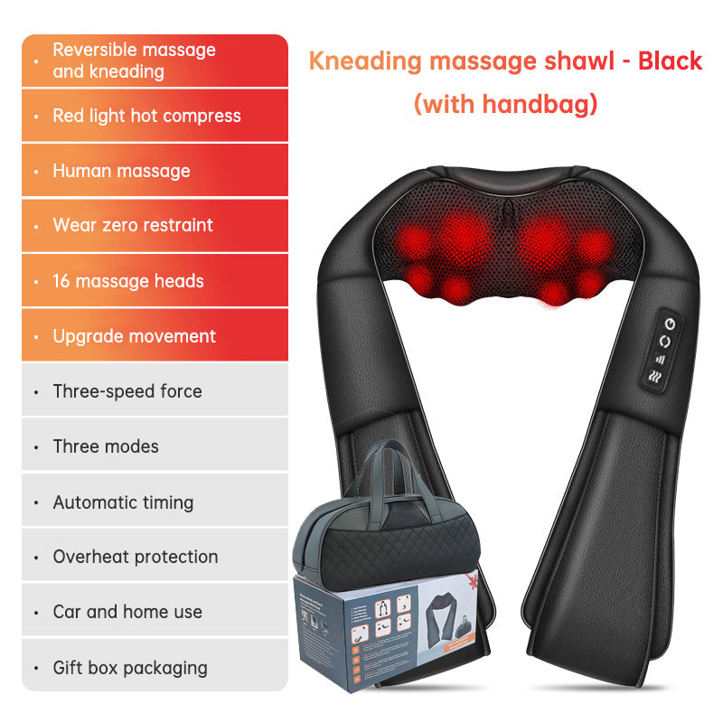 Kneading, SKG, waist and back hot compress spine massager