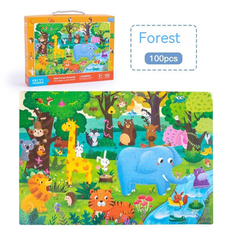 Gift Box Portable Puzzle Early Education Educational Toys