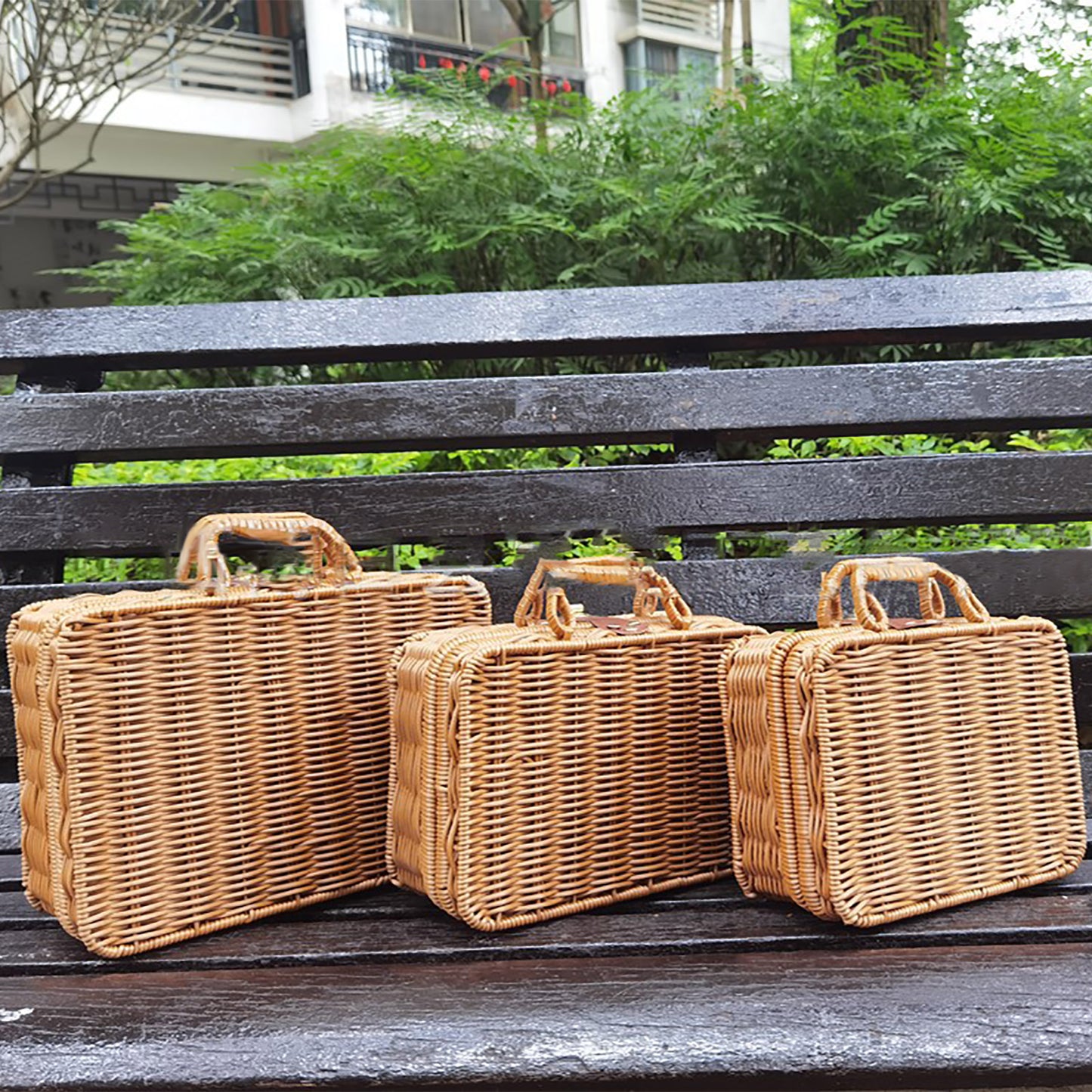 Kosmetik Aufbewahrungsbox, Rattan Box