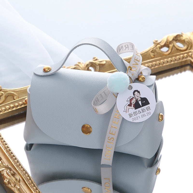 LuxeAura: The Creative Wedding European Style Candy Bag Handbag, an exquisite accessory designed to add a touch of elegance to your special day.