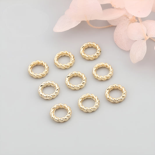 Twist Solide Geschlossen Ring Diy Handgemachte Ornament Kreis Zubehör Handgemachte Spezielle Materialien