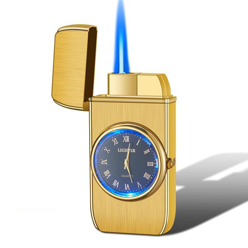 New Watch With Light Inflatable Windproof Torch Lighter