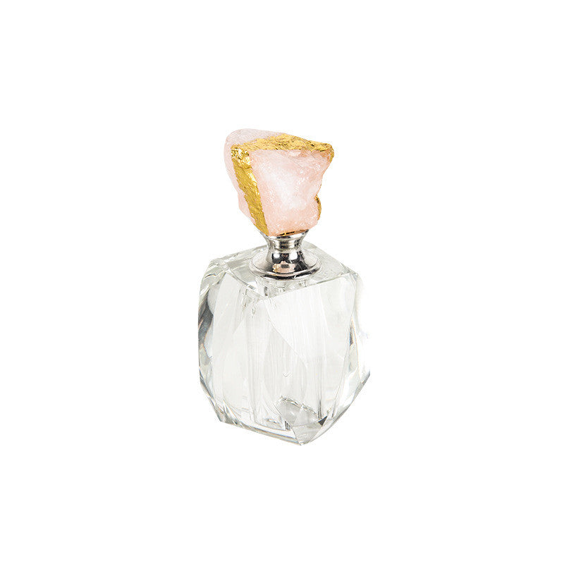 Essence Elysium: Fashion Electroplating Light Luxury Agate Perfume Bottle.