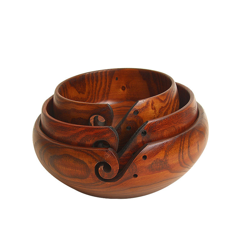 Wooden Wool Bowl Sour Jujube Creative Storage Fruit Plate