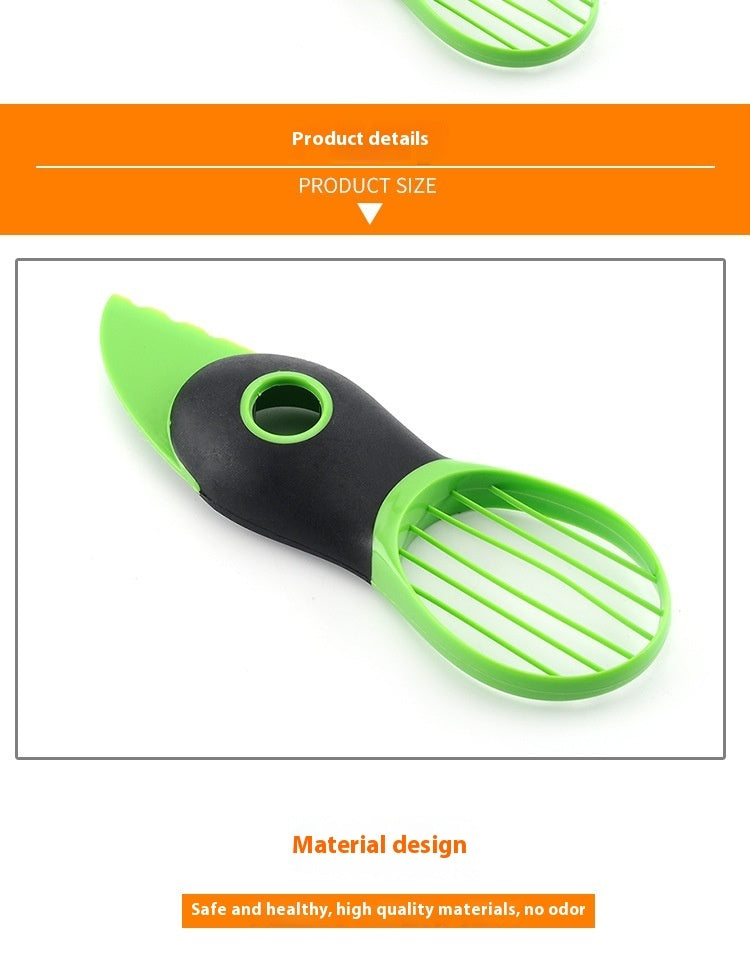 Multifunctional Avocado Knife Pulp Separation Three-in-one Corer