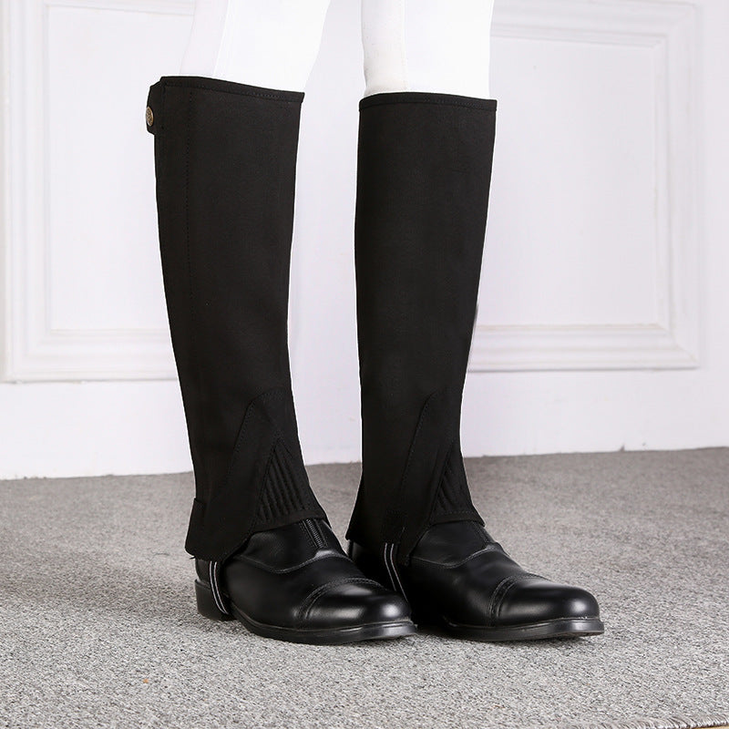 Reitleggings, Knieschützer, Reitstiefel