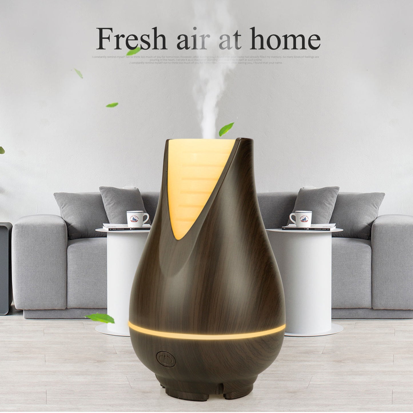 Schlafzimmer Vase Aroma Diffusor Nahen Osten Holzmaserung Luft Holzmaserung Luftbefeuchter