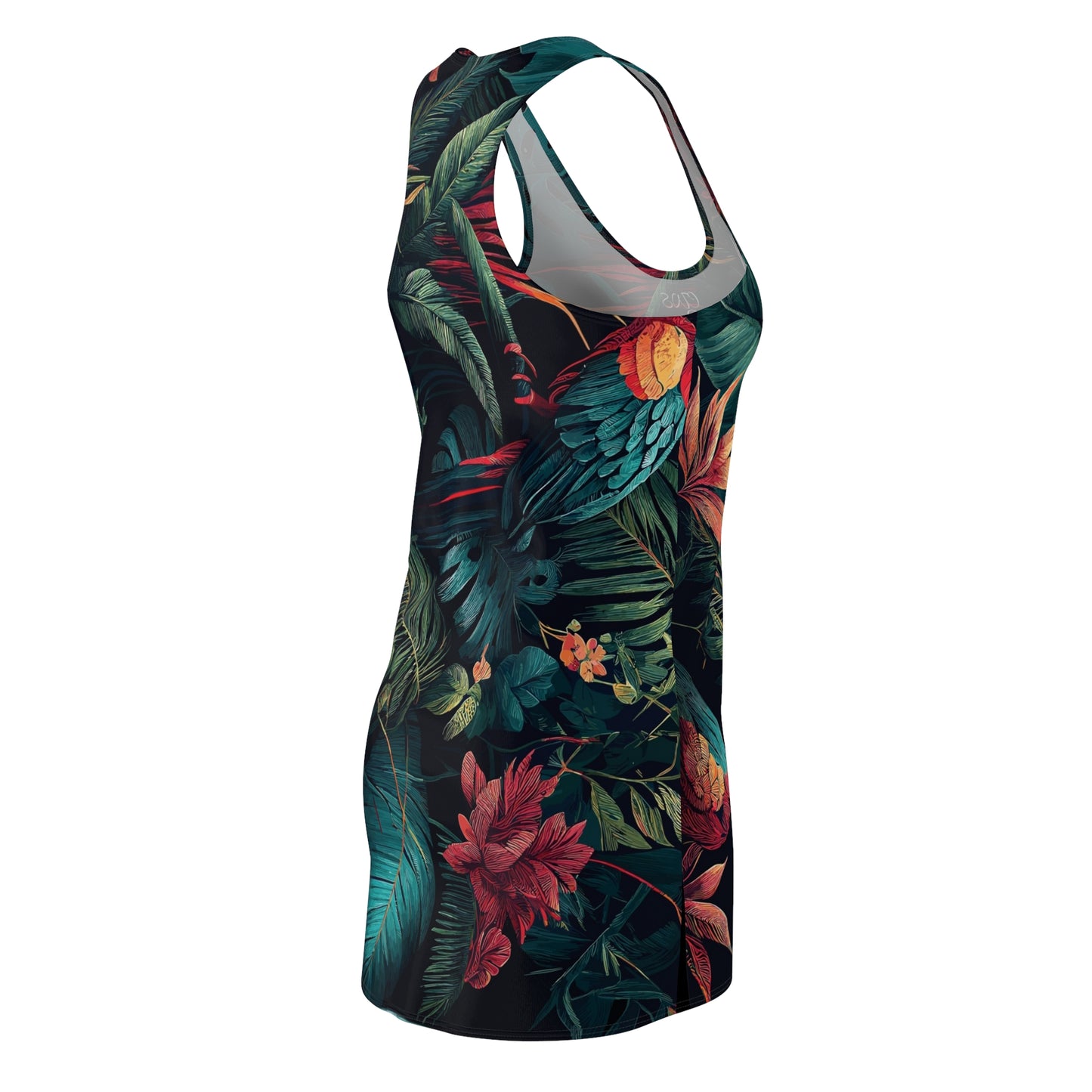 CWS Flora Women's Cut & Sew Racerback Dress By Cozy Winter Store