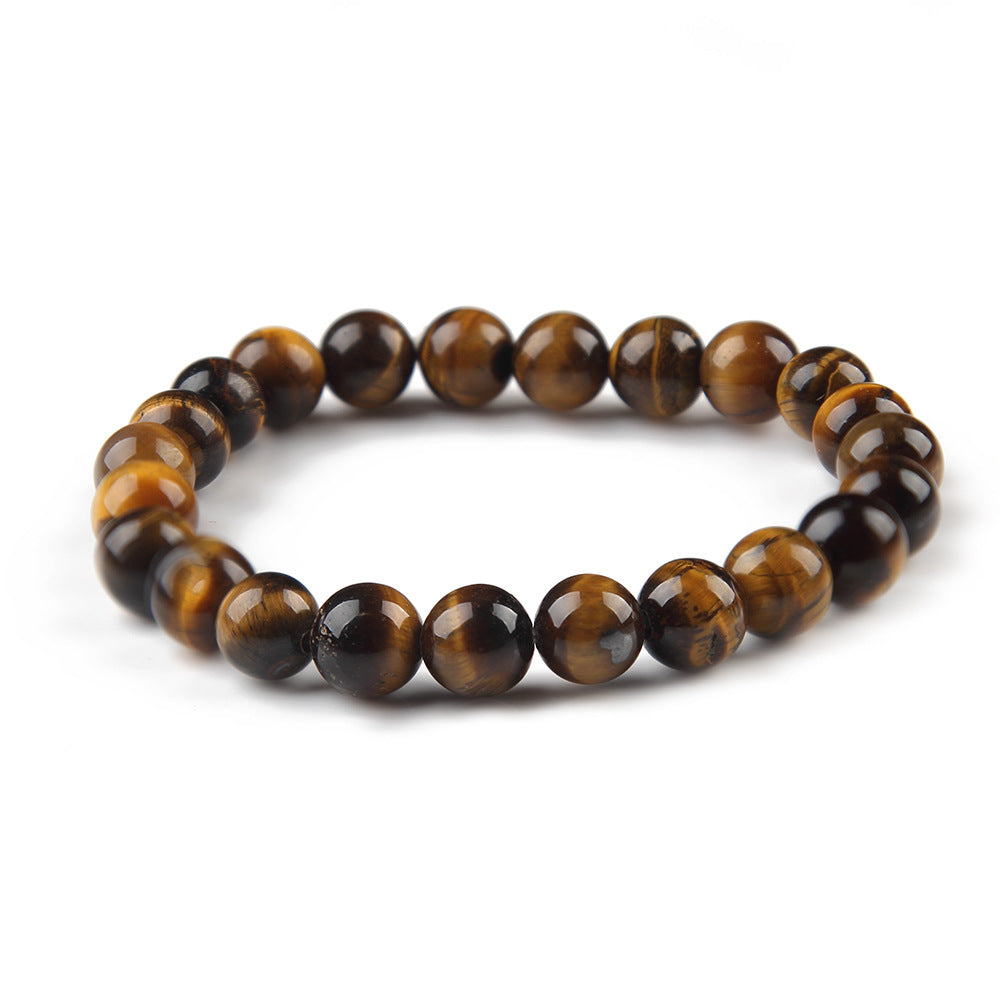 Paararmband aus rotem Onyx und Tigerauge