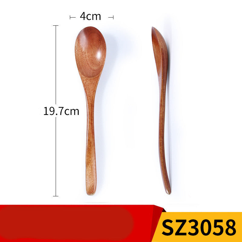 Fashionable Creative Wooden Spoon Dessert Honey Eating