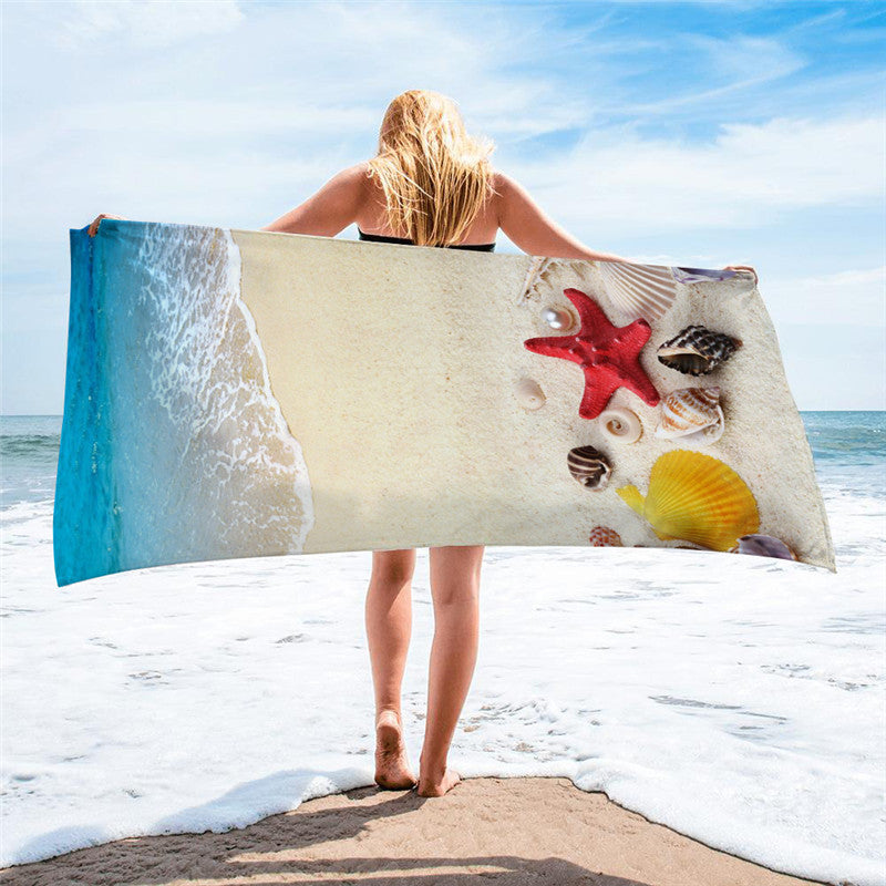 Square beach towel