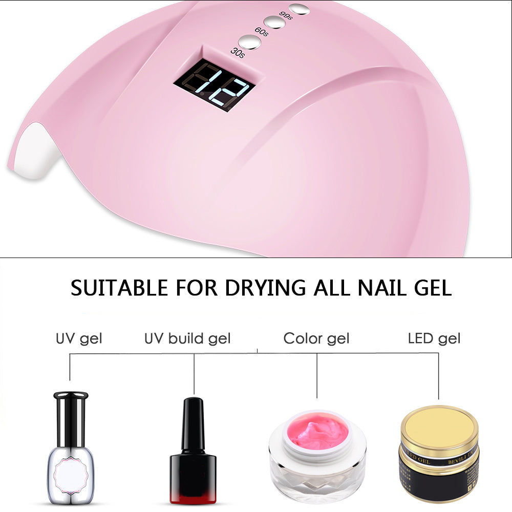 Intelligent induction nail lamp