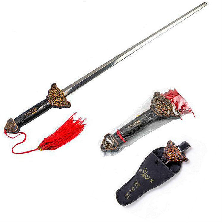 Telescopic Stainless Steel Taiji Sword Without Cutting Edge