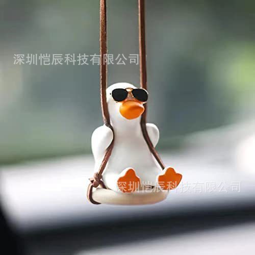 Car Swing Duck Pendant Ornament Doll