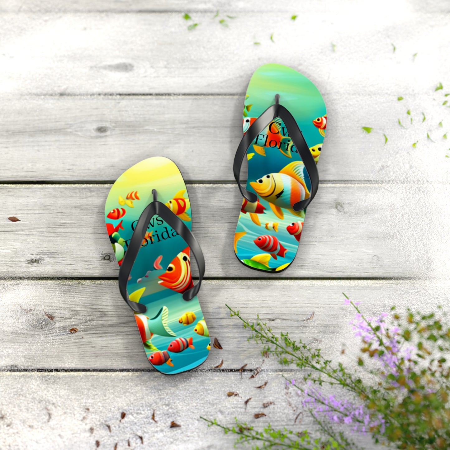 CWS Florida Flip Flops By Cozy Winter Store (ships within USA only)