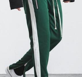 FOG Bibb with uniform pants pants trousers inside zipper retro color stripe men's casual pants